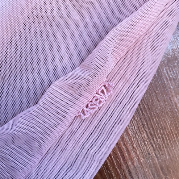 Pink Women's Ruffle Lingerie Top - Picture 4 of 4